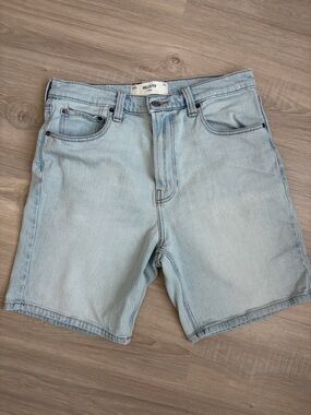 Hollister Light Wash Denim Jean Shorts for Men